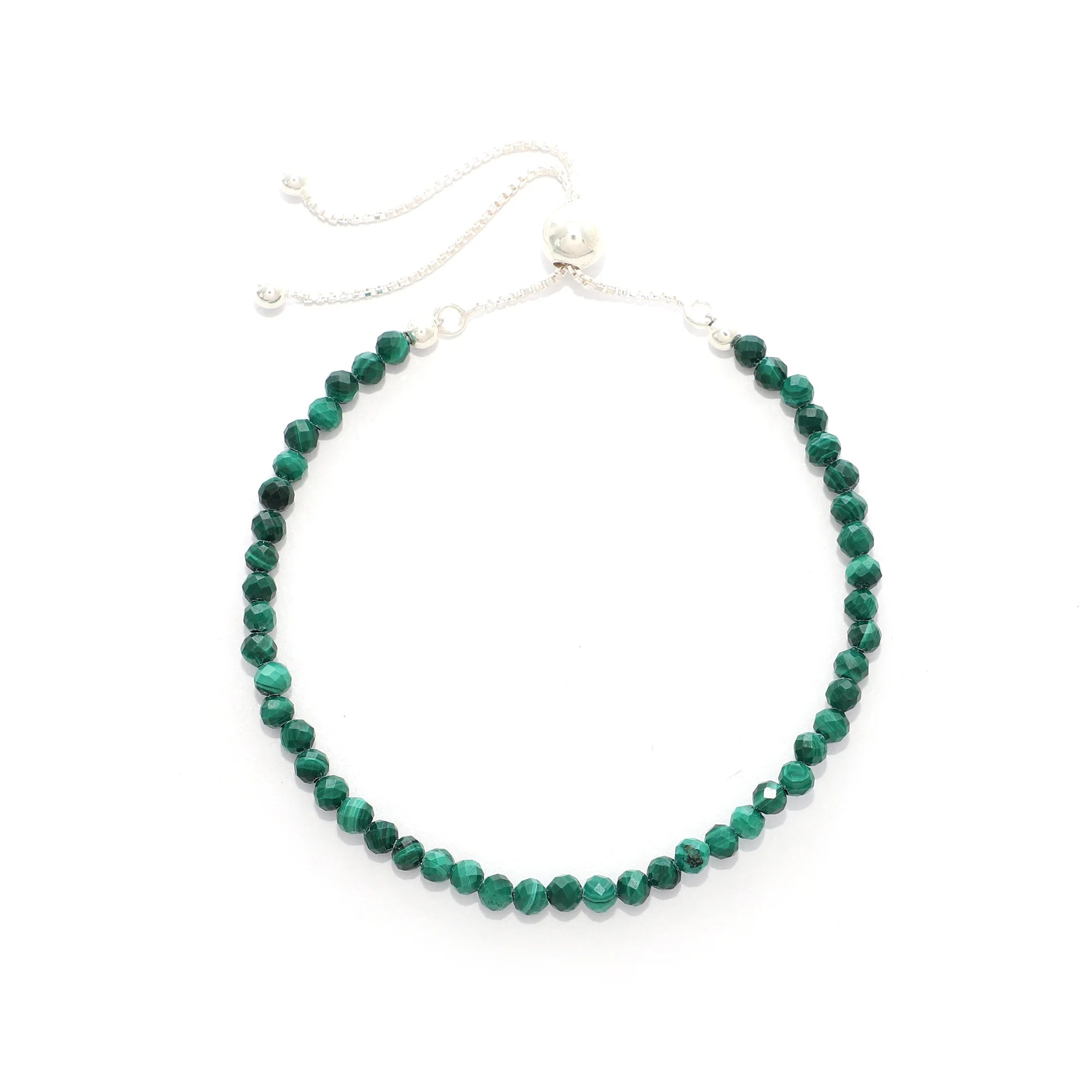 malachite cut bracelet