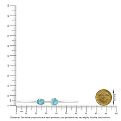 paraiba apatite cut bracelet