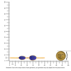 lapis lazuli cab bracelet