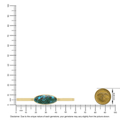 chrysocolla rough bracelet