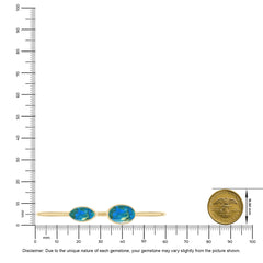 peruvian opal cab bracelet