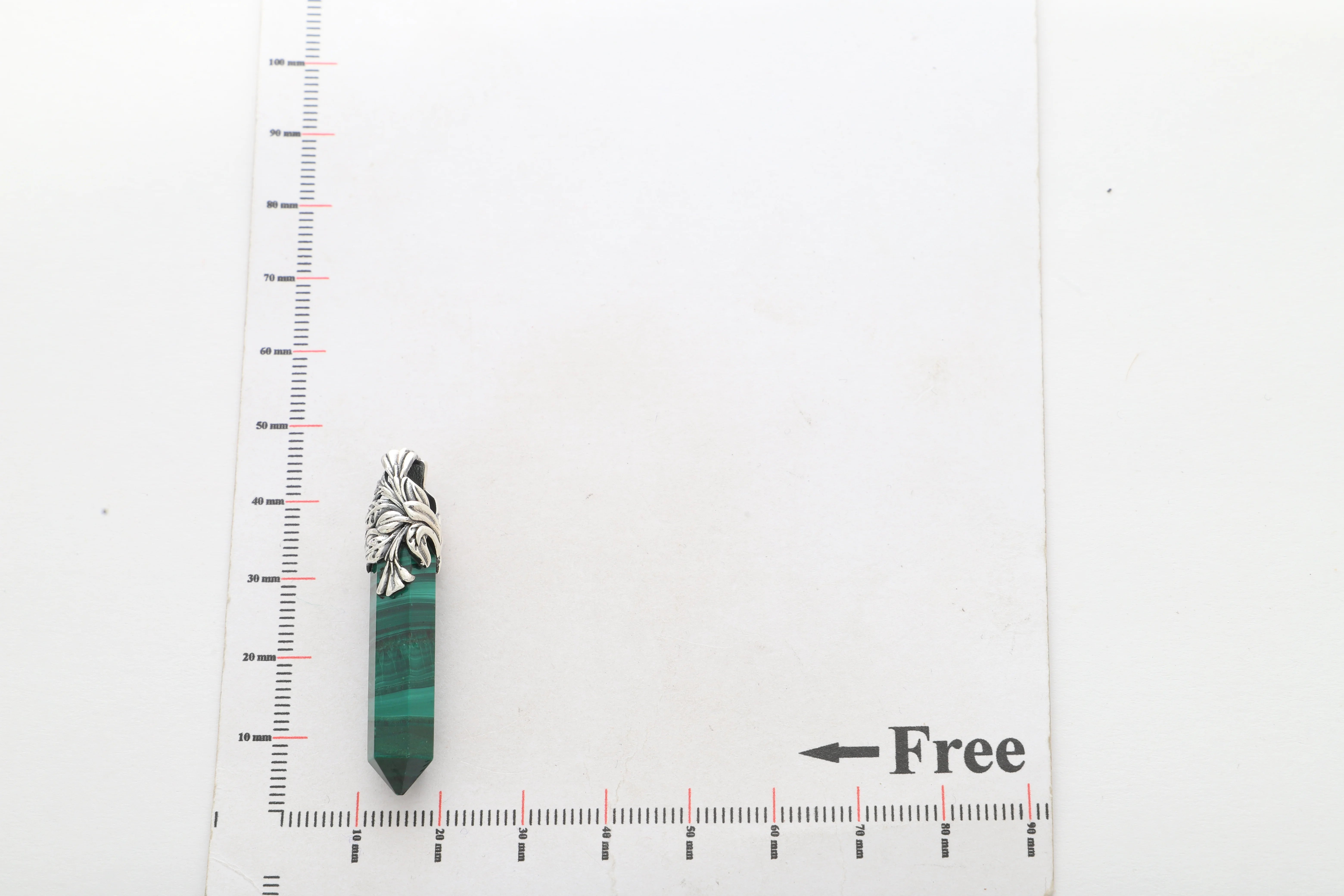 malachite pendant
