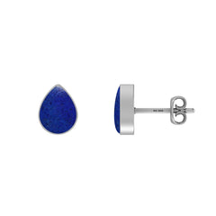 lapis lazuli cab earrings