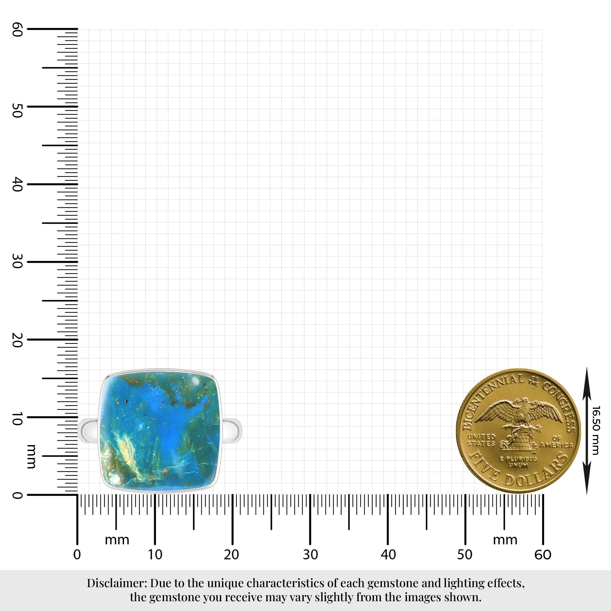 peruvian-opal bezel-set ring