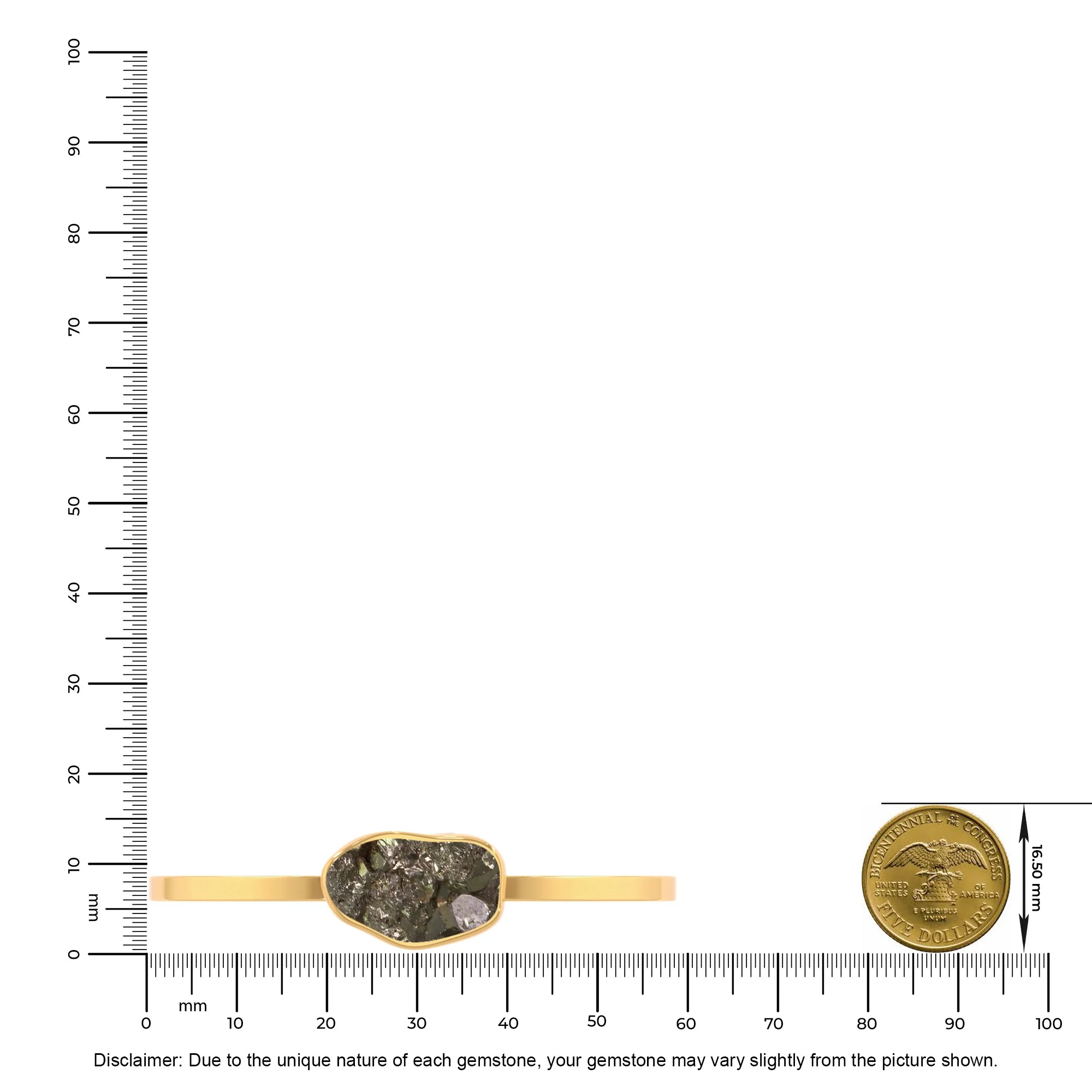 pyrite rough bracelet