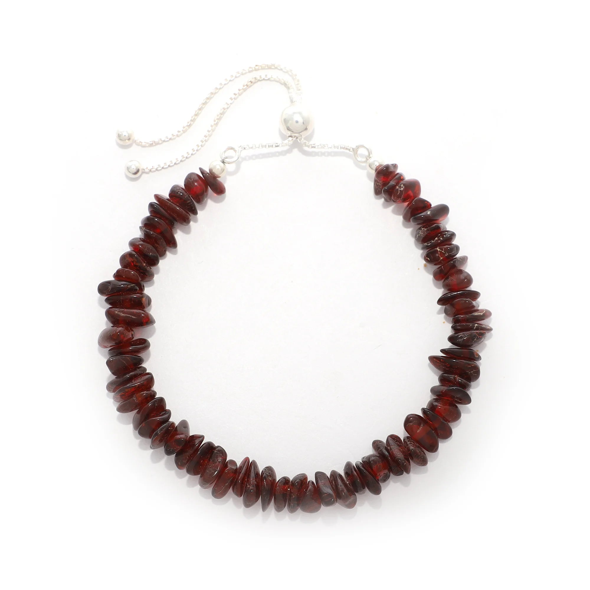 amber rough bracelet