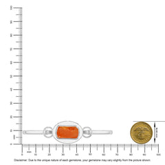 carnelian rough bracelet