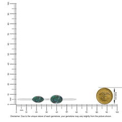 chrysocolla cab bracelet