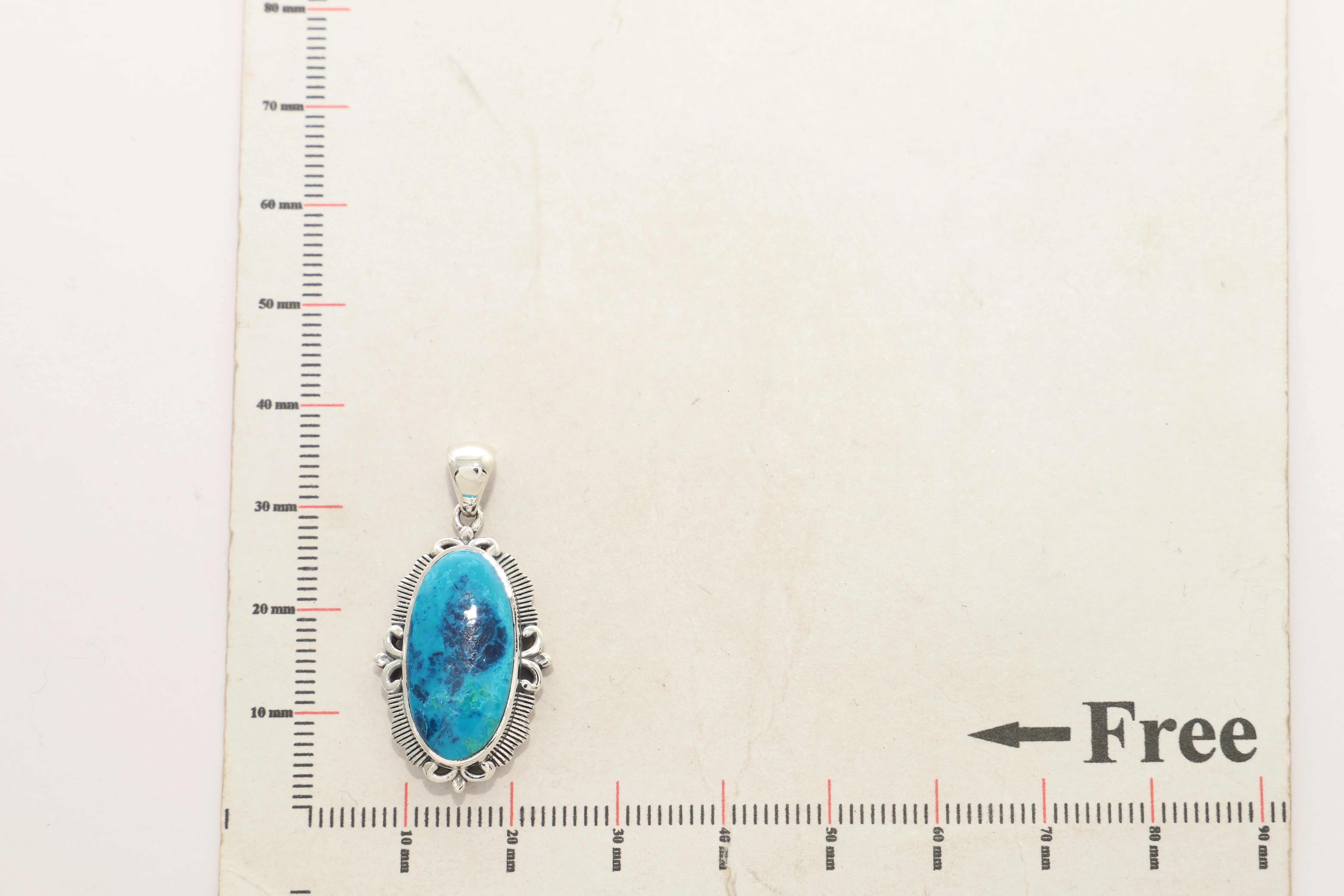 shattuckite pendant