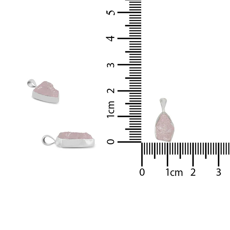 rose quartz pendant