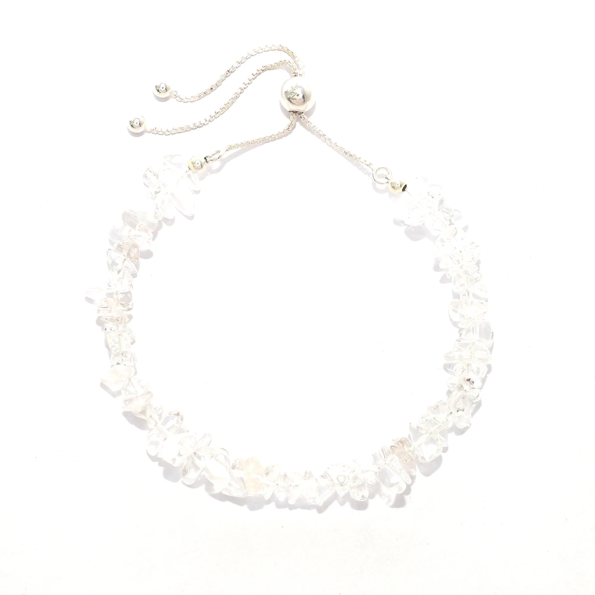 crystal rough bracelet