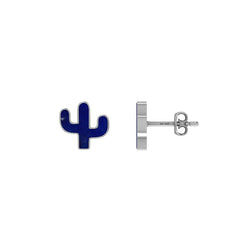 lapis lazuli slice earrings