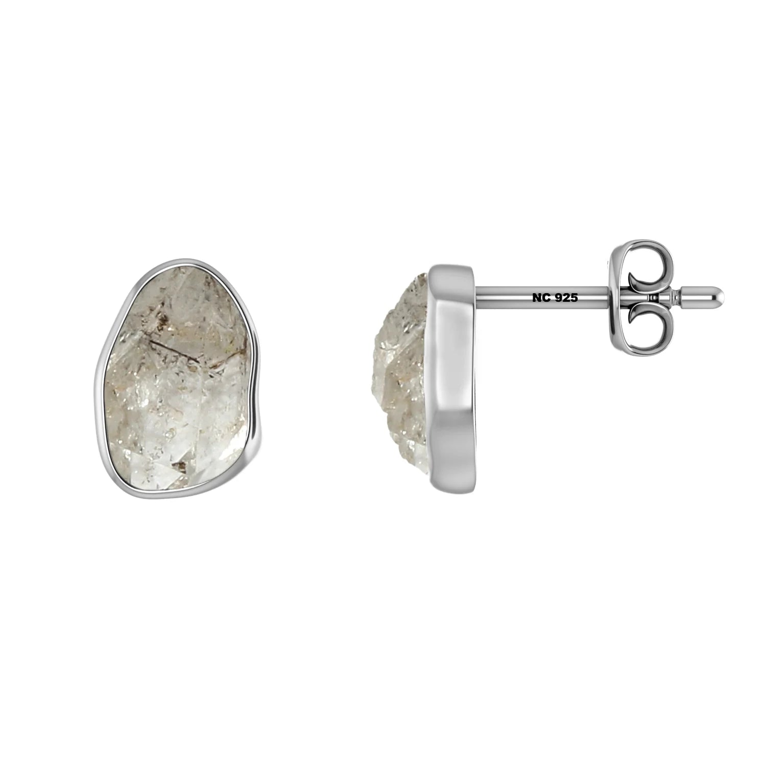petroleum quartz earrings 