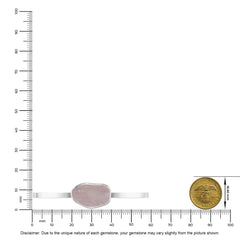 morganite rough bracelet