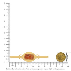 sunstone rough bracelet