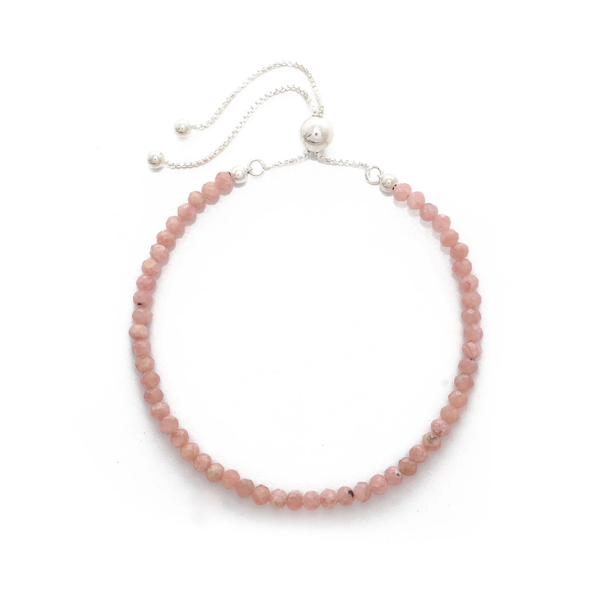rhodochrosite cut bracelet