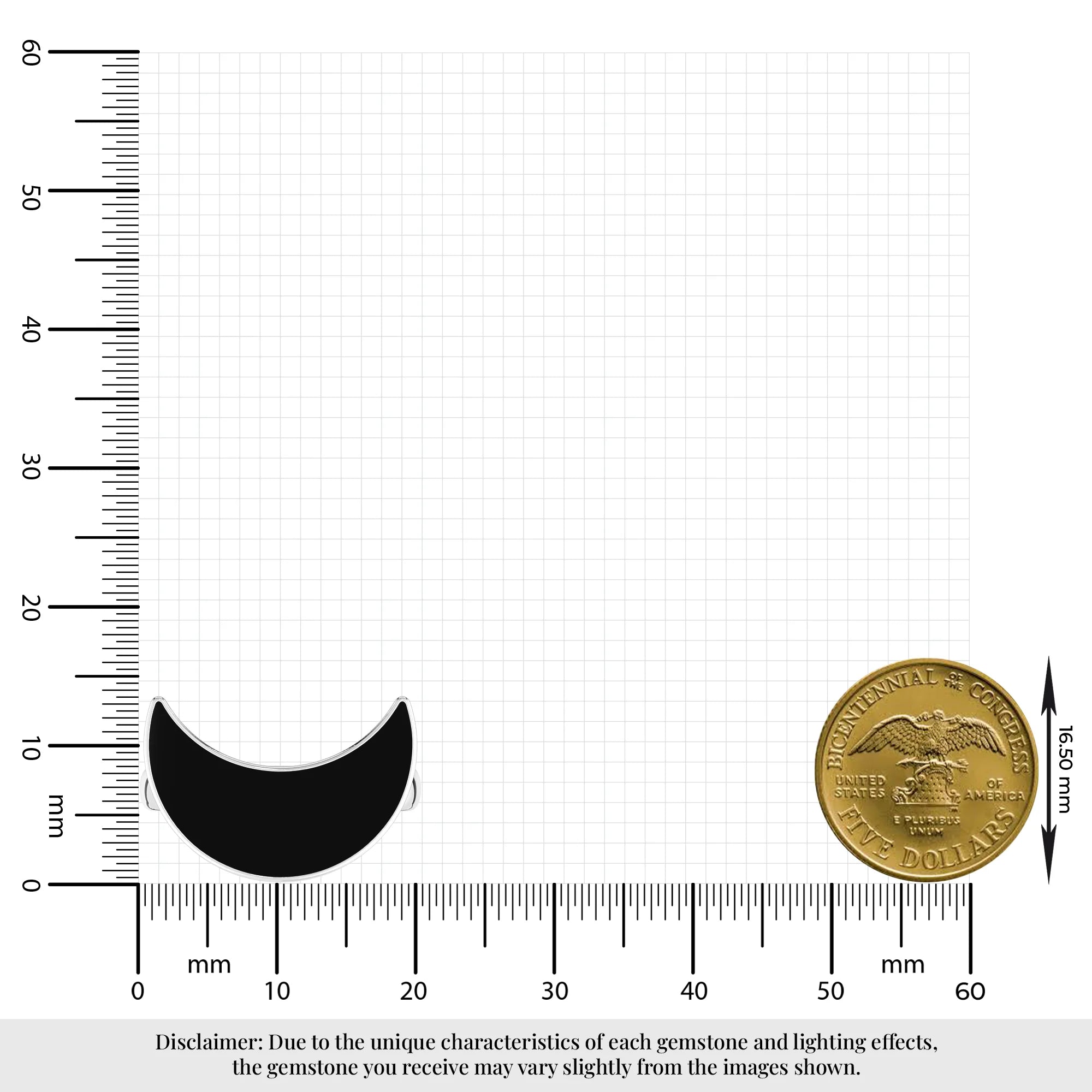 black onyx bezel-set ring