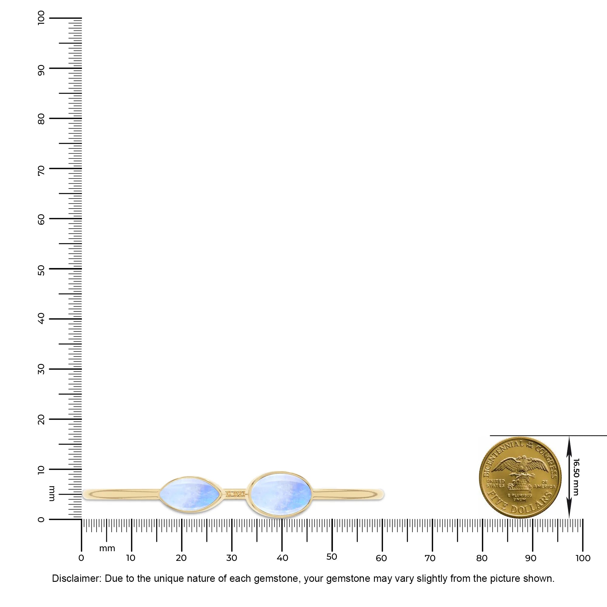 purple moonstone cab bracelet