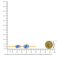 blue opal cab bracelet