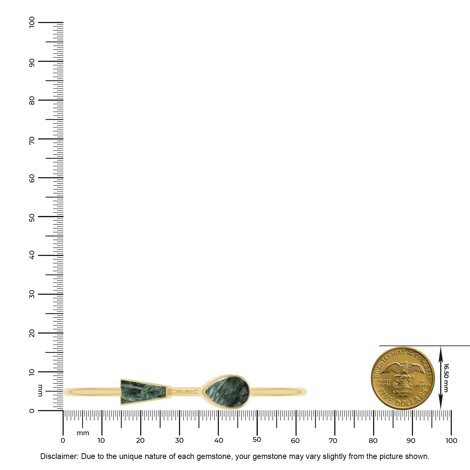 seraphinite cab bracelet