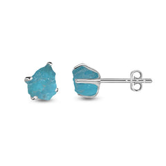 paraiba apatite earrings 