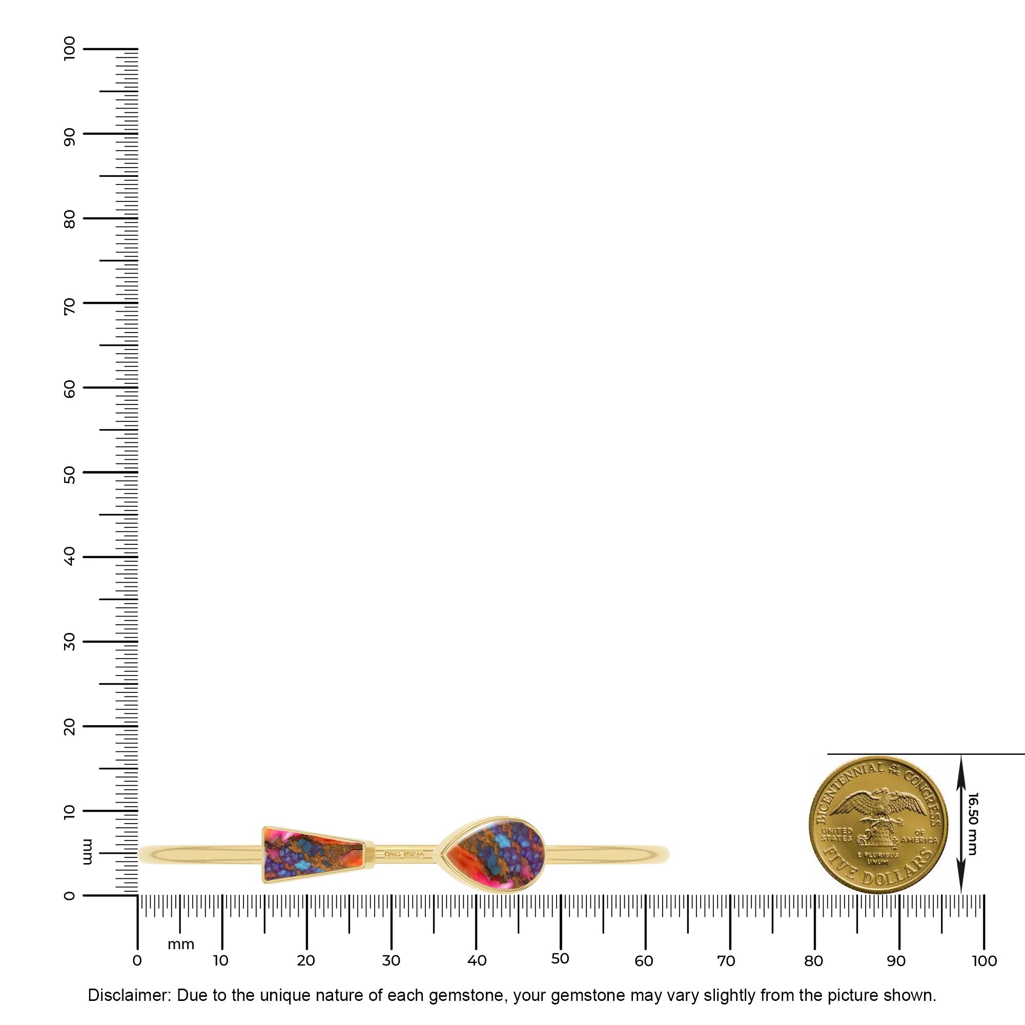 pink spiny oyster cab bracelet