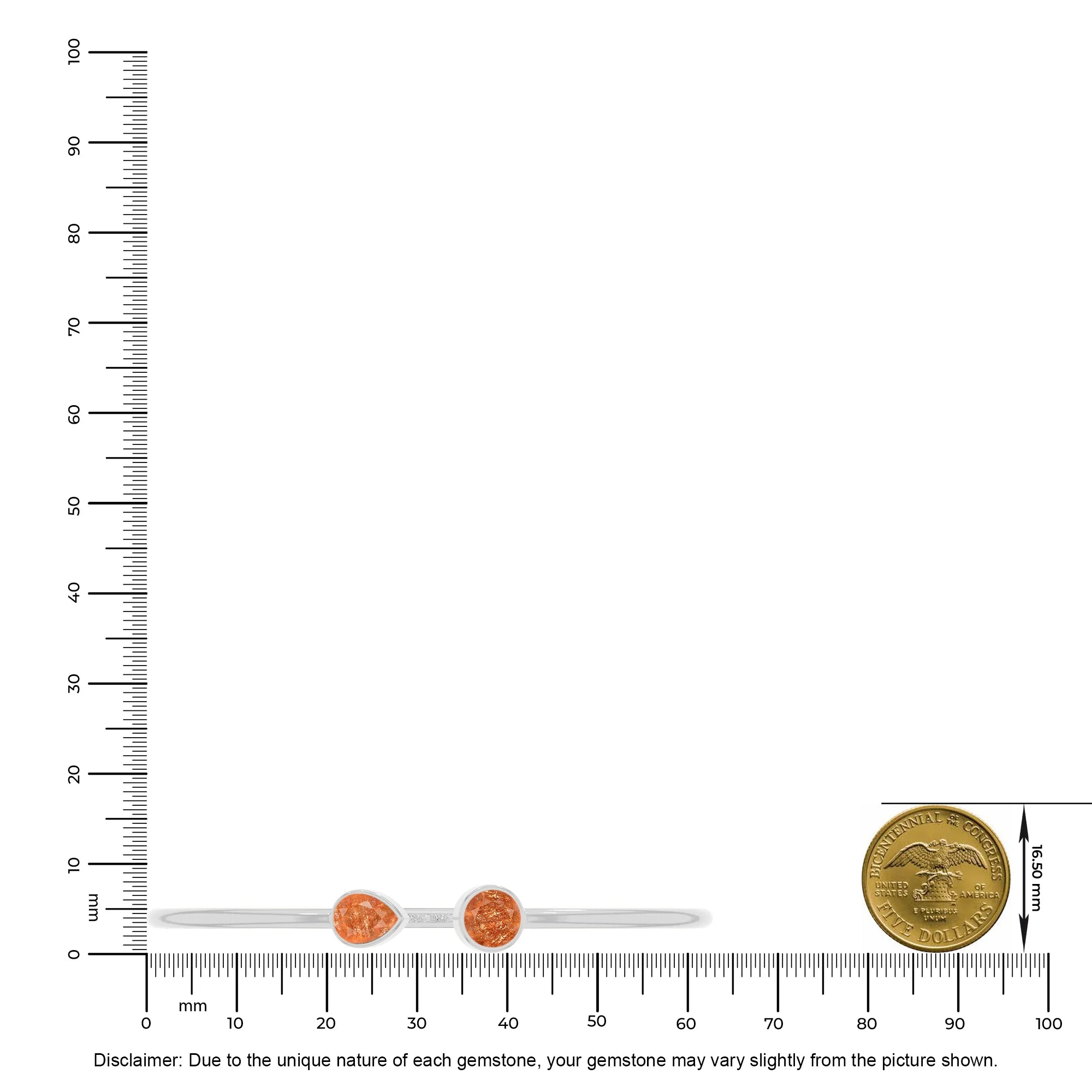 sunstone cut bracelet