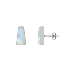 rainbow moonstone earrings