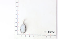 rainbow moonstone pendant