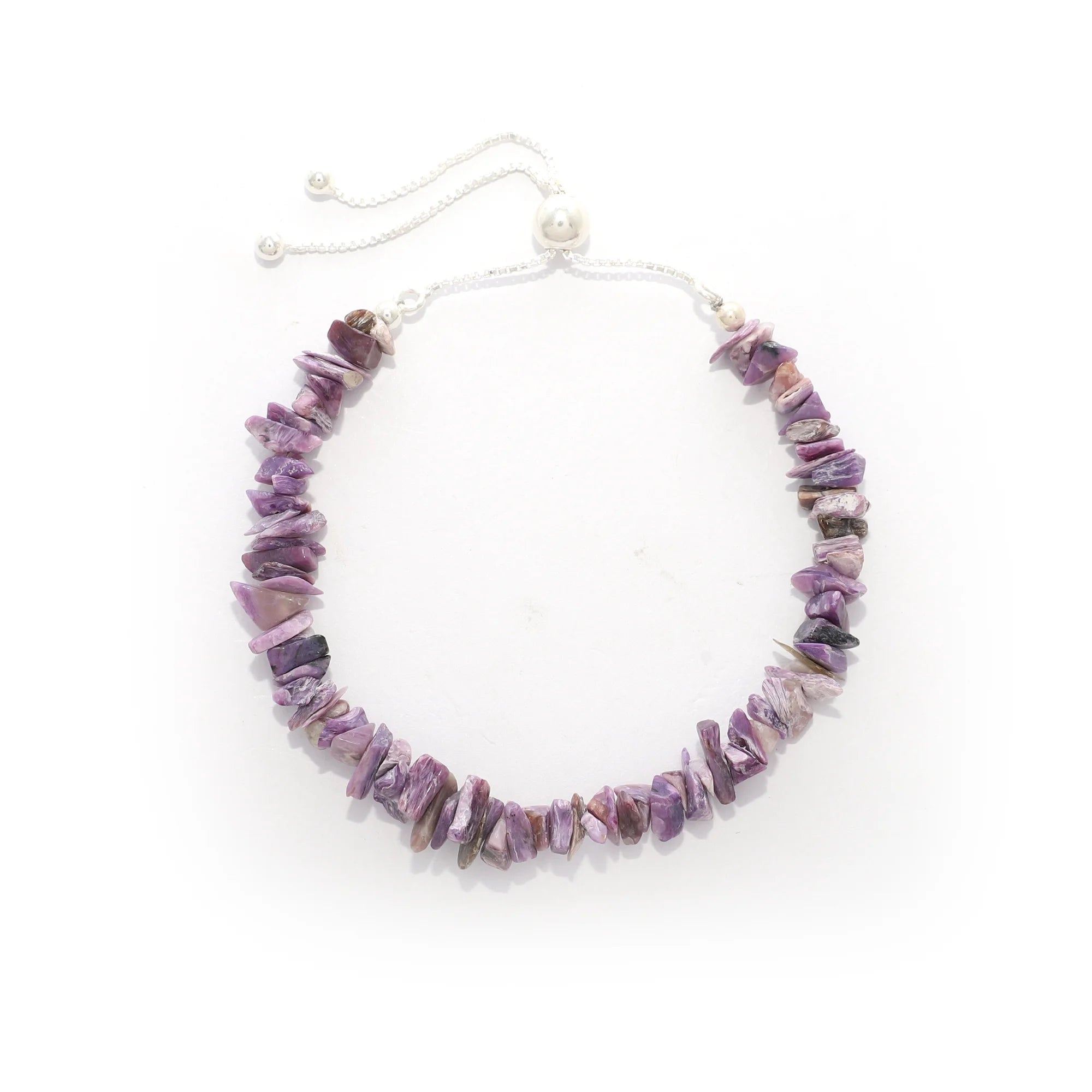 charoite rough bracelet