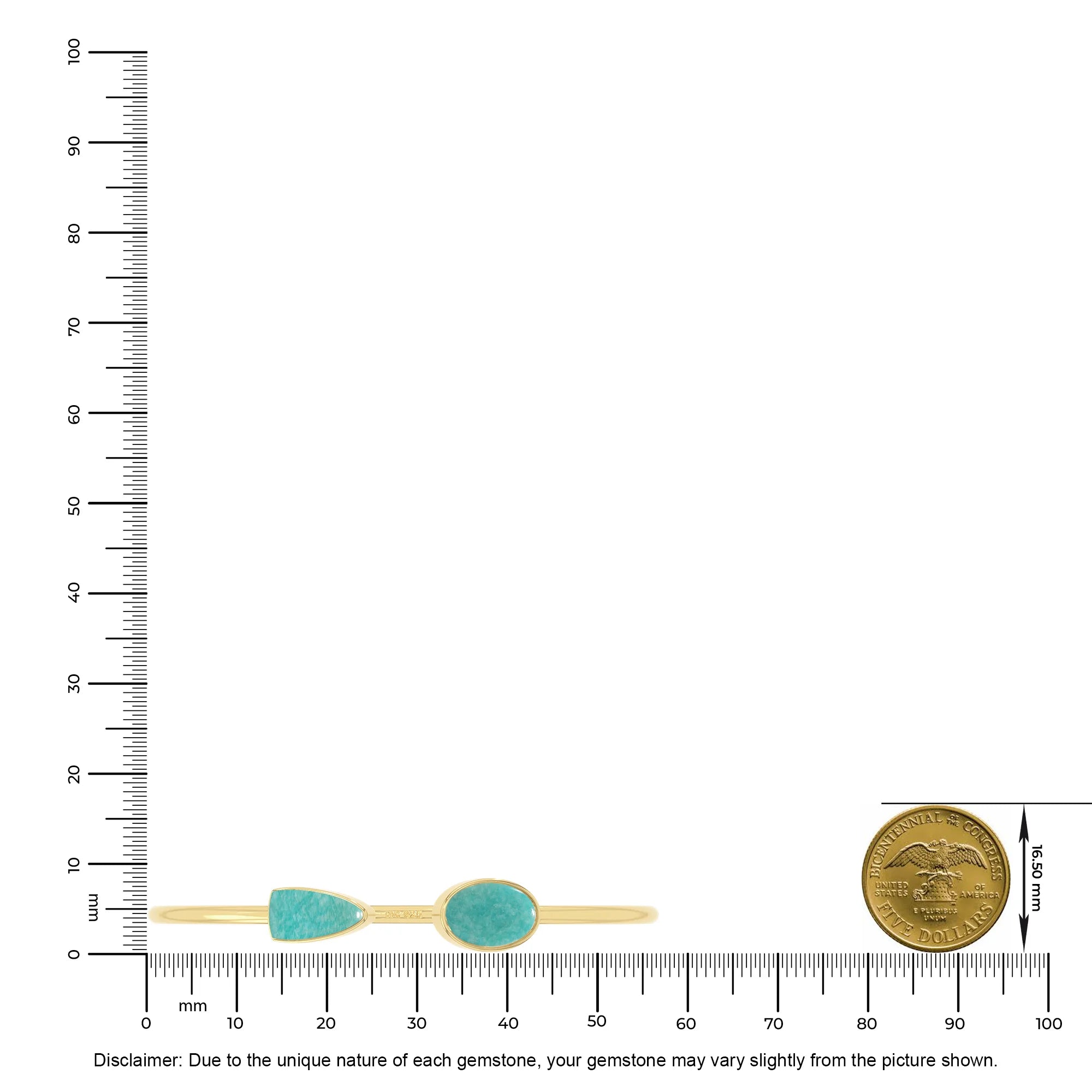 amazonite cab bracelet