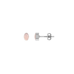 rose quartz earrings 