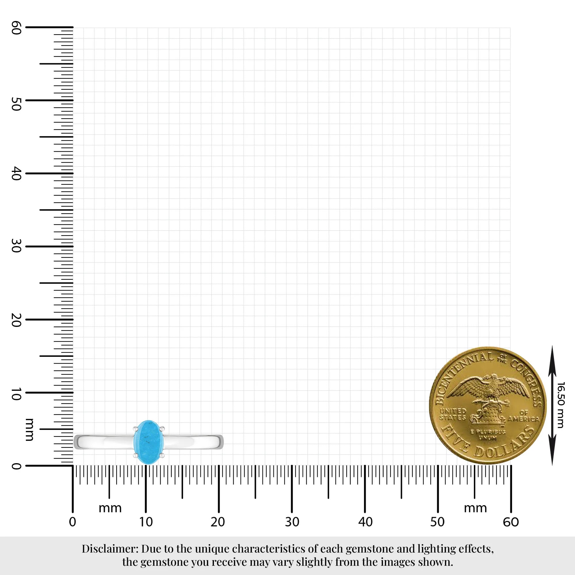 white topaz stackable prong-set ring