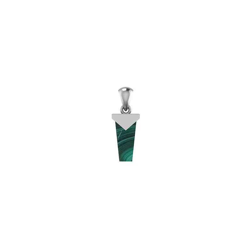 malachite pendant
