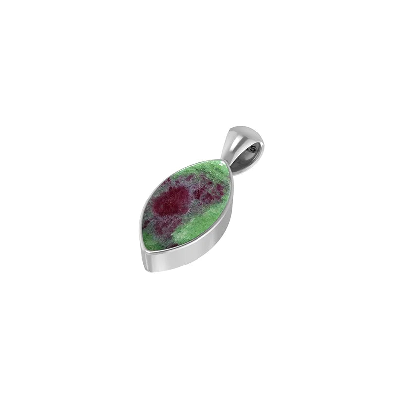 ruby zoisite pendant