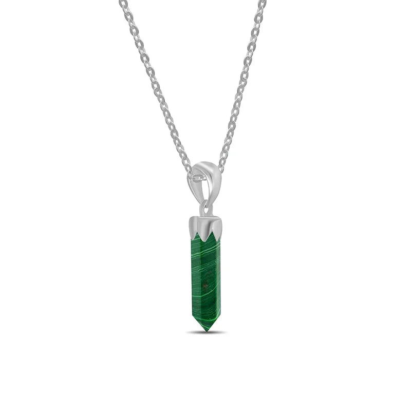 malachite pendant