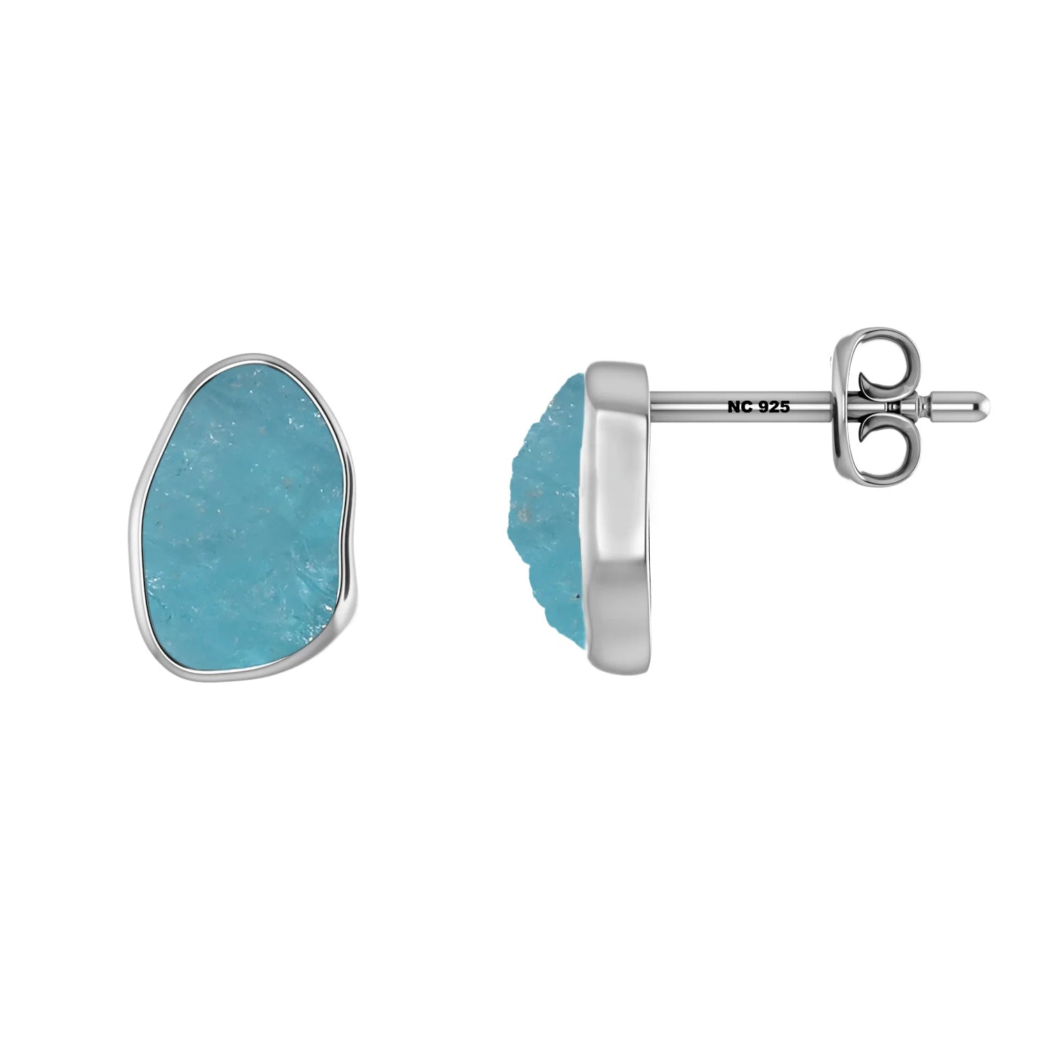 paraiba apatite earrings 