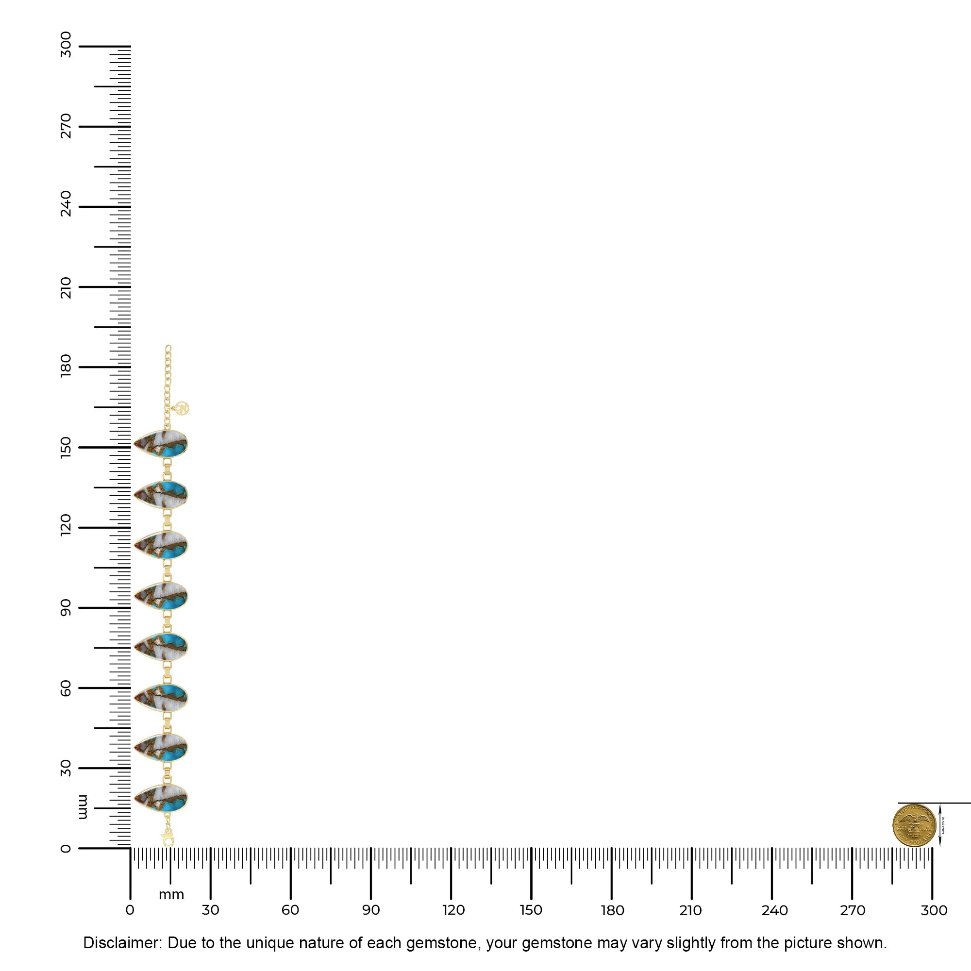 spiny oyster turquoise chain bracelet