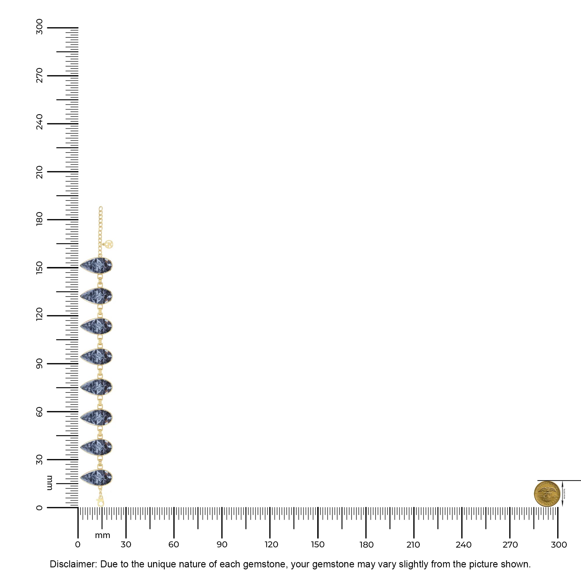 pietersite chain bracelet