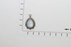 rainbow moonstone pendant