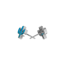 turquoise slice earrings