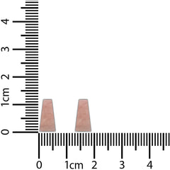 rose quartz earrings