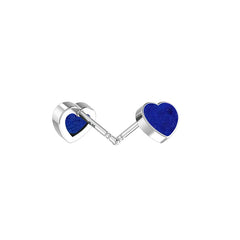 lapis lazuli slice earrings