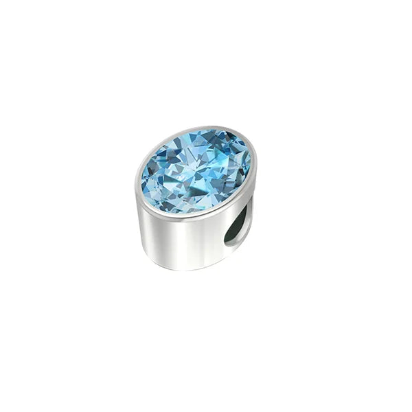 swiss blue topaz pendant