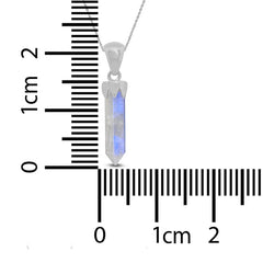 rainbow moonstone pendant