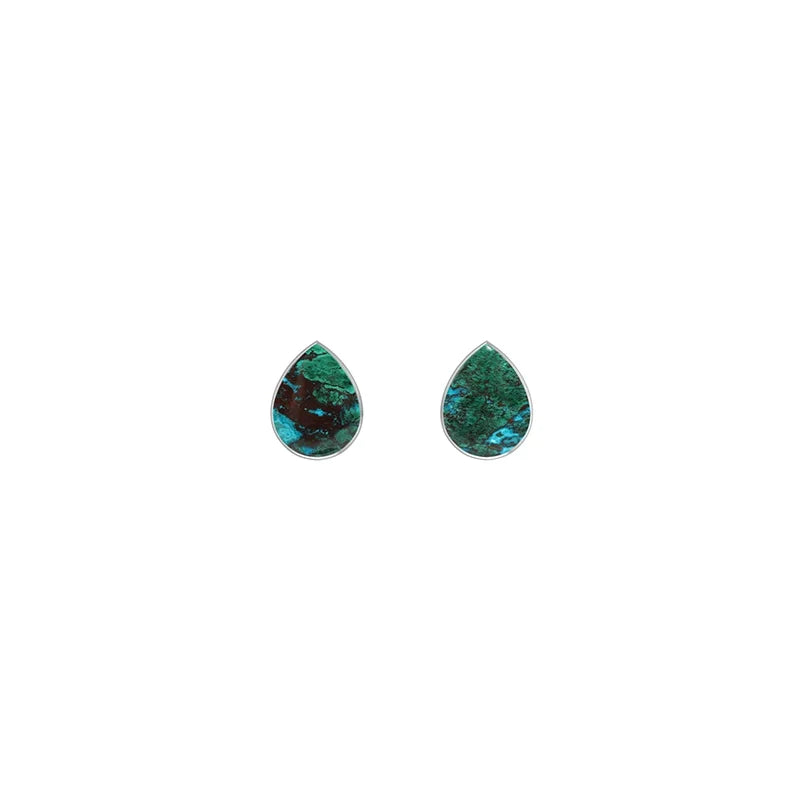 chrysocolla earrings 
