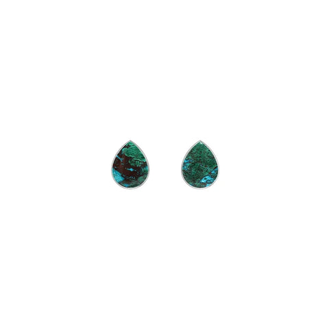 chrysocolla earrings 