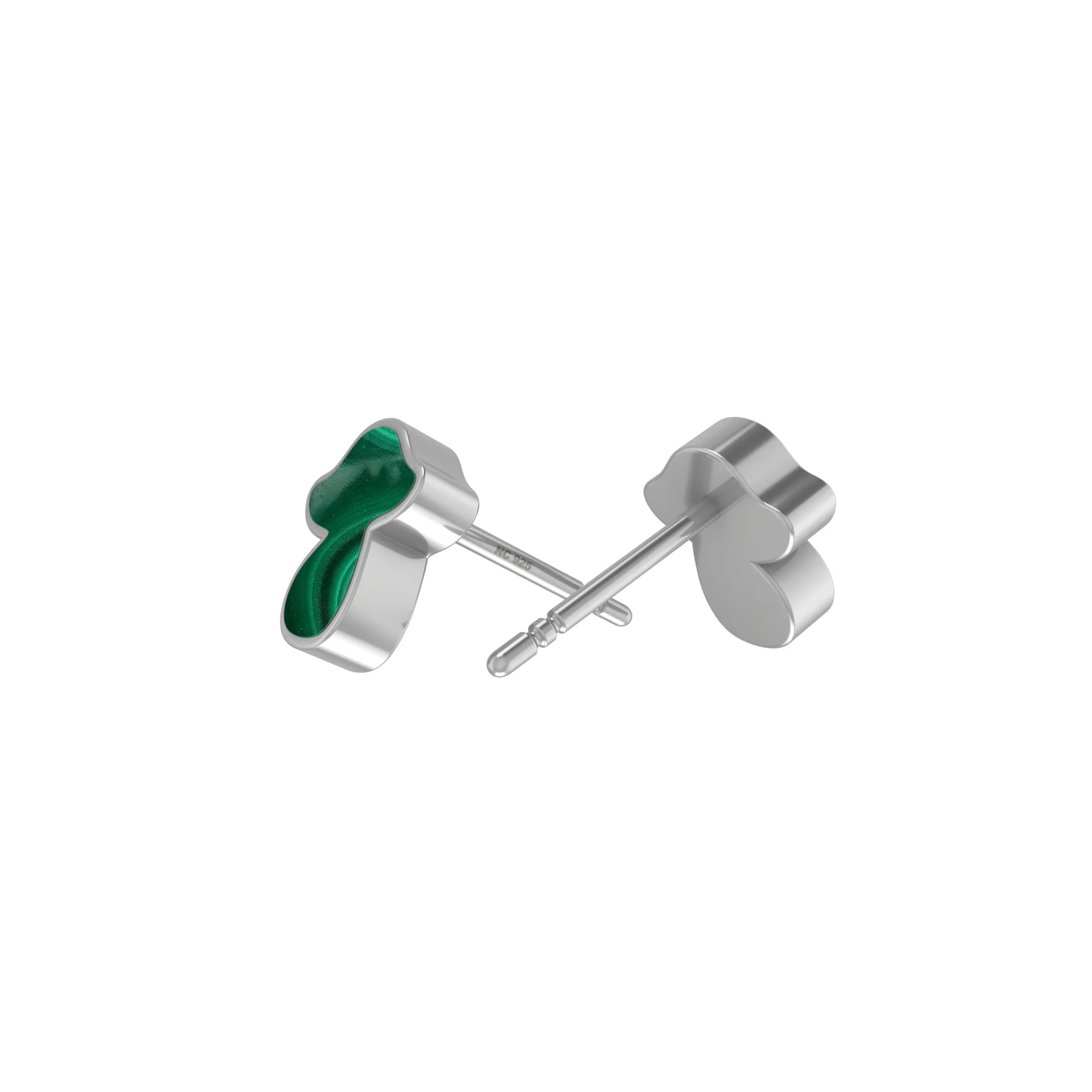 malachite earrings 