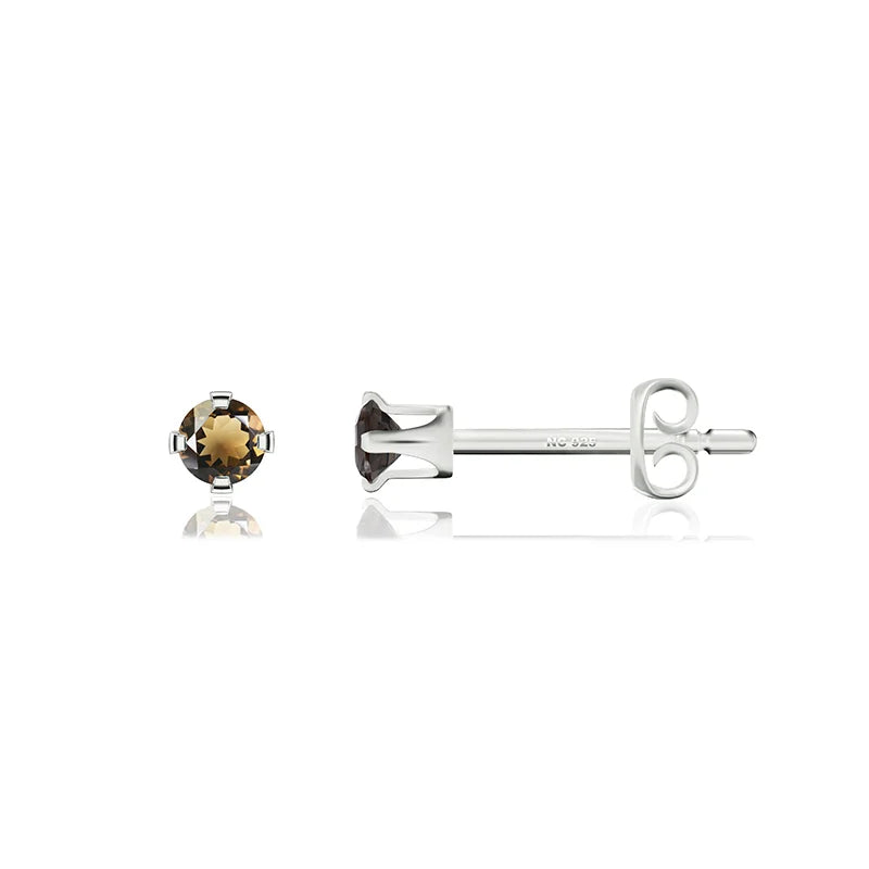smoky quartz earrings 