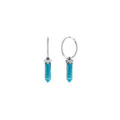 larimar cut earrings